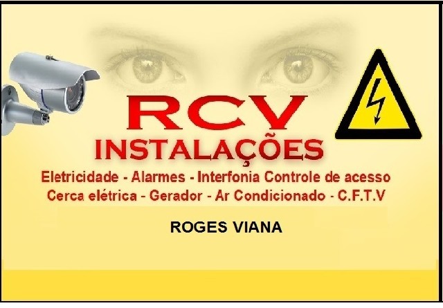 Instalações elétrica e ar condicionado- câmeras
